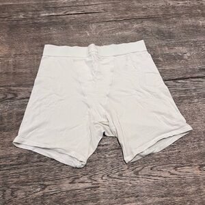 SKIMS Women's White Boxer Briefs